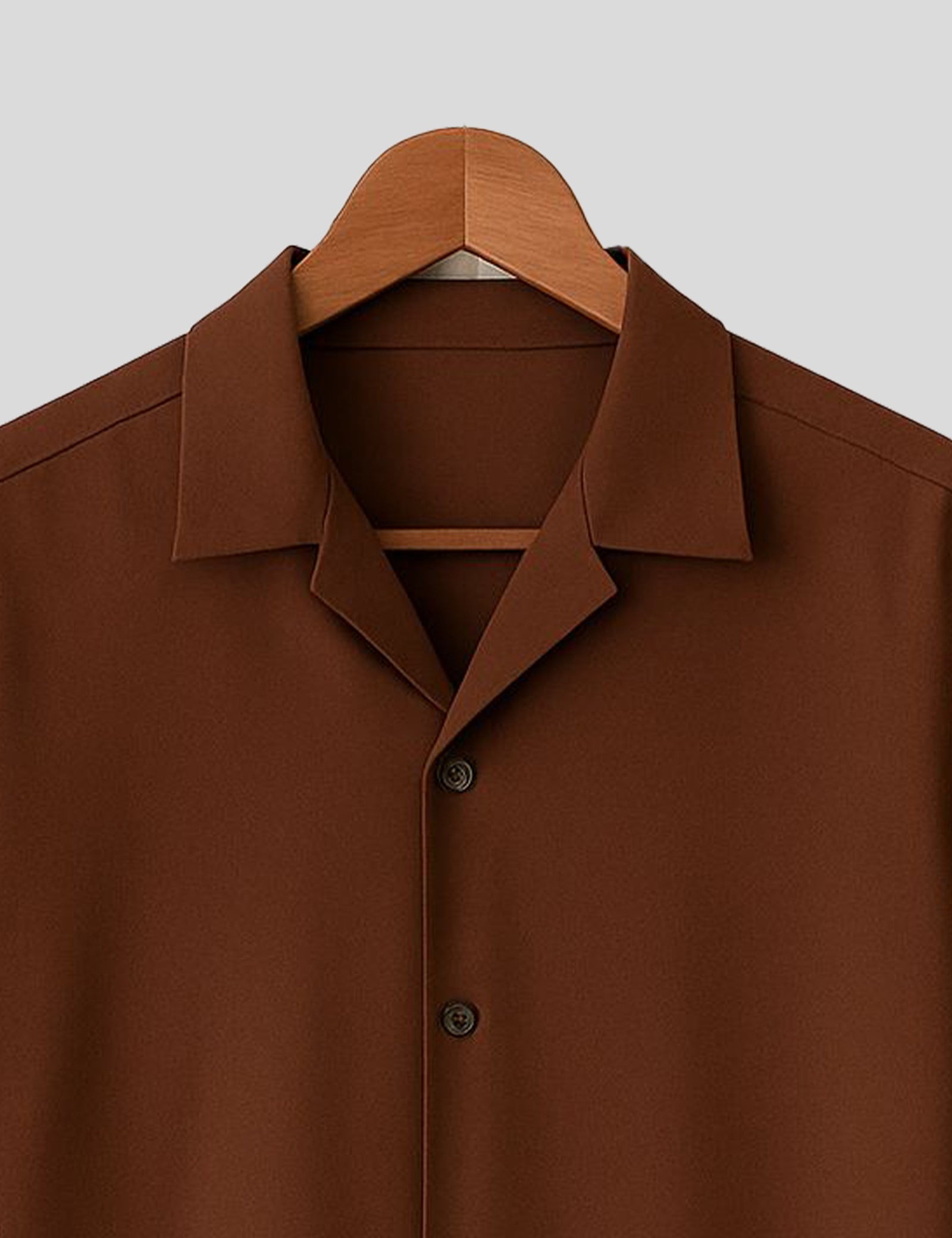 Brown Rose Printed Mens Everyday Cotton Shirt Half Sleeves in Fresh Colors