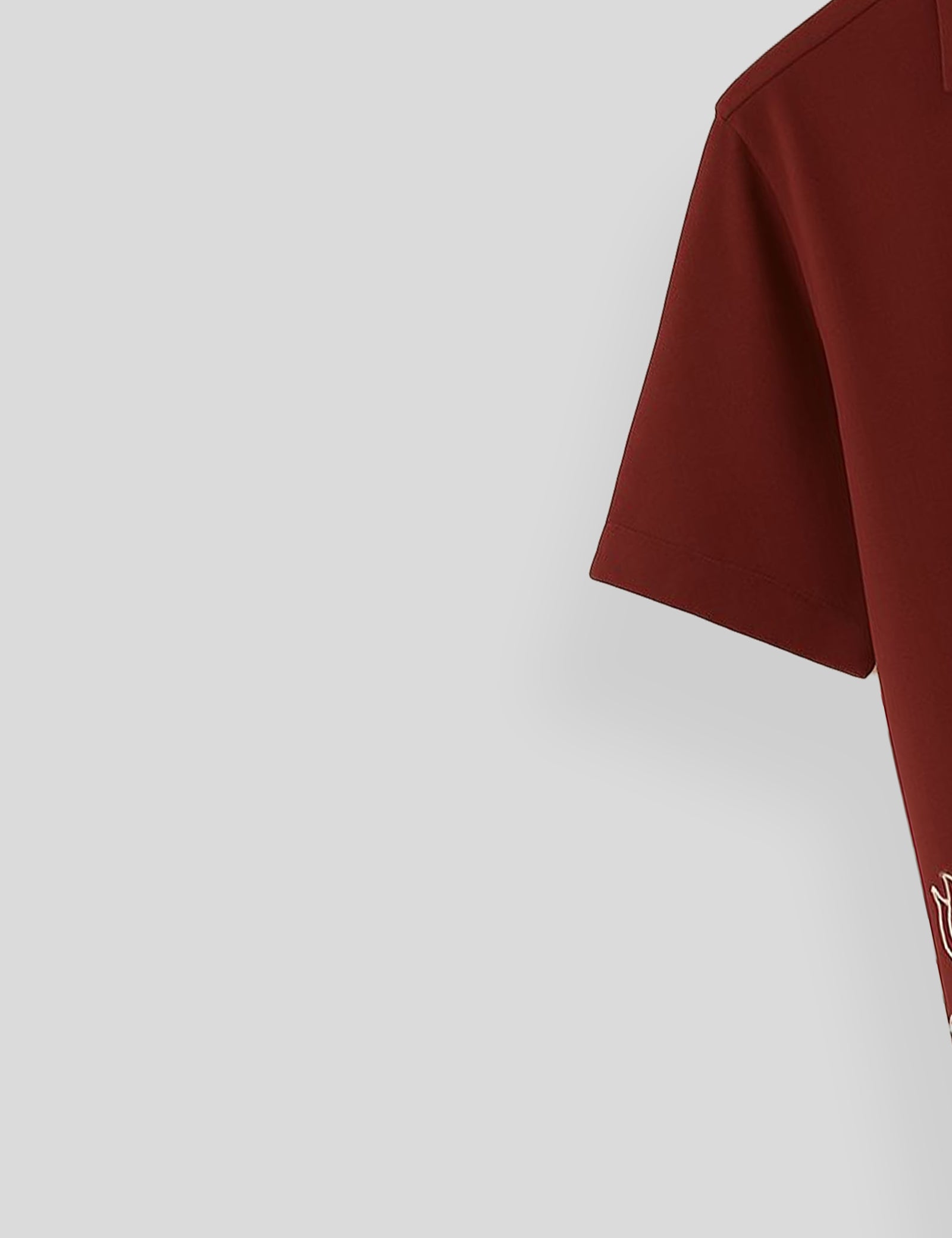 Maroon Rose Printed Mens Everyday Cotton Shirt Half Sleeves in Fresh Colors