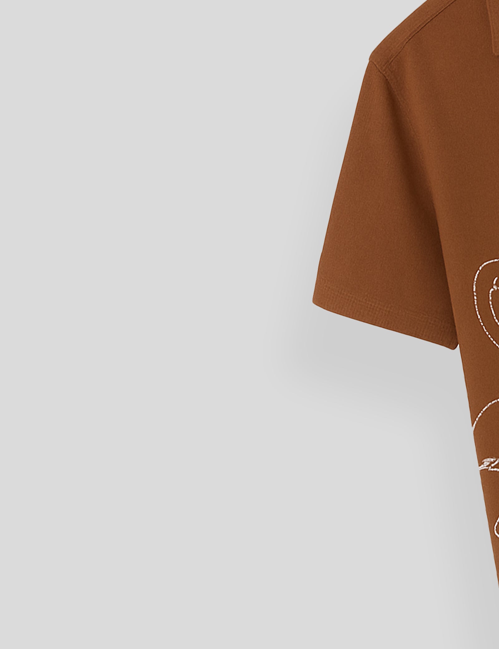 Brown Swan Printed Essential Cotton Half Sleeve Shirt for Men Available in Multiple Colors